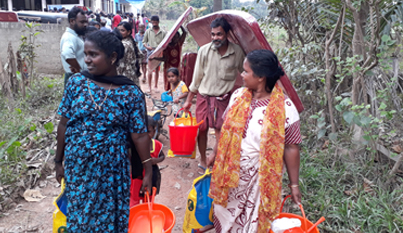 Flood survivors in Idukki district receives relief kits from the Care Today Fund